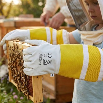 Dětské rukavice Bieno®Leather 4-5