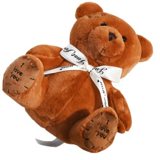 Medvídek Teddy tmavě hnědý - 25 cm
