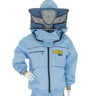 Včelařská bunda s kloboukem - modrá - Lysoň, vel.: S-XXL