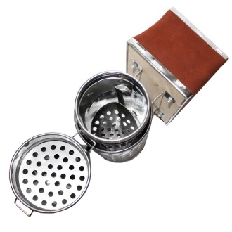 Včelařský dýmák - velký - nerez