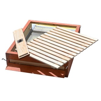 Celozasíťované varroa dno - Langstroth - komplet, nabarvené
