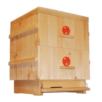 Včelí úl JaHan 39 x 24 (M) palubkový, zateplený - 2 nástavky - 3 cm