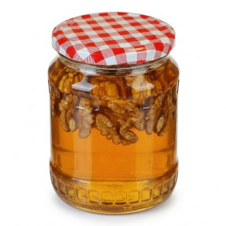 Víčko na sklenici TO 82 - Karo červené