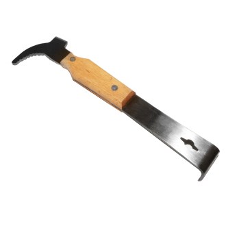 Včelařský rozpěrák Swiss Biene velký nerezový s dřev. madl. 26 cm