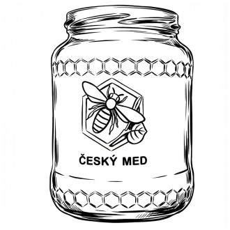 Sklenice Med 770 ml/1kg medu - 8,2 Kč/ks OSOBNÍ ODBĚR ÚJEZD