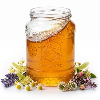 Sklenice MED 770 ml/1kg medu - OSOBNÍ ODBĚR