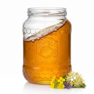 Sklenice Med 770 ml/1kg medu - 8,6 Kč/ks - celá paleta