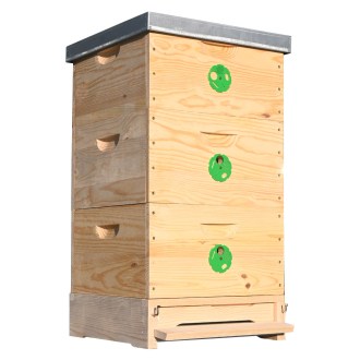 Včelí úl 39 x 24 (L) - 3 nástavky - celodřevěný
