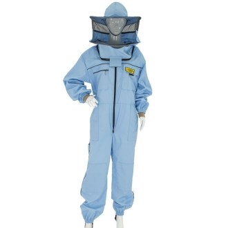 Včelařská kombinéza s kloboukem - modrá - Lysoň, vel.: S-XXXXL